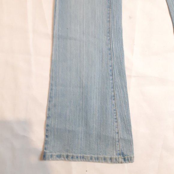 Girls LEVIS 517 Slim Stretch Flare Denim Jeans Size 14 Slim NWT Adjustable - Picture 15 of 15